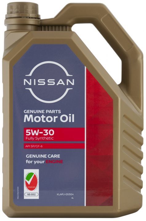 Купить Масла специальные для моторное масло NISSAN Motor Oil, 5W-30, 4л ...