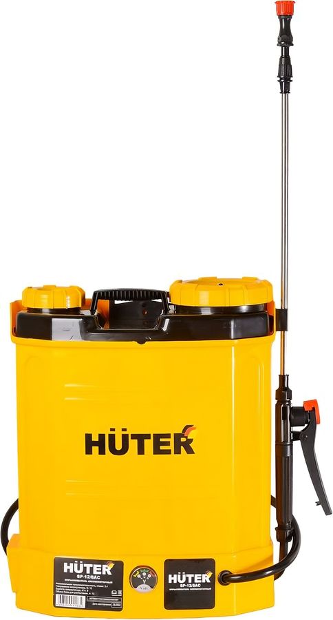Характеристики Опрыскиватель Huter SP SP-12/8AC аккум. ранц. 12л желтый ...