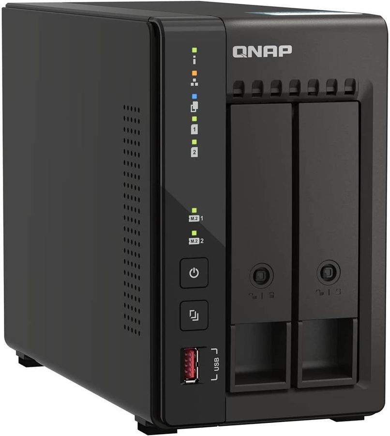 Сетевое хранилище NAS Qnap Original TS-253E-8G 2-bay настольный Celeron ...
