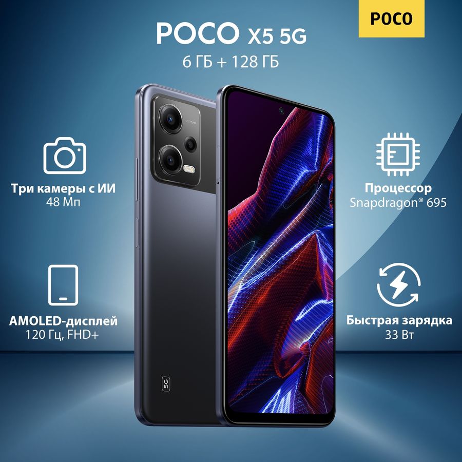 Купить Зарядные устройства для смартфон Xiaomi Poco X5 5G 6/128Gb ...