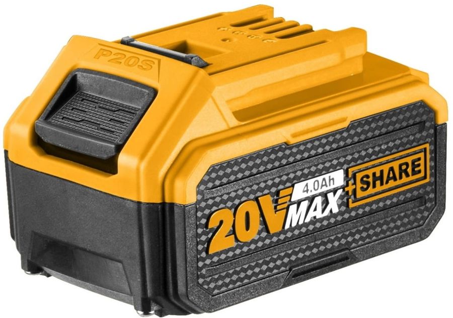 Характеристики Батарея аккумуляторная INGCO FBLI2002, 20В, 4Ач, Li-Ion ...