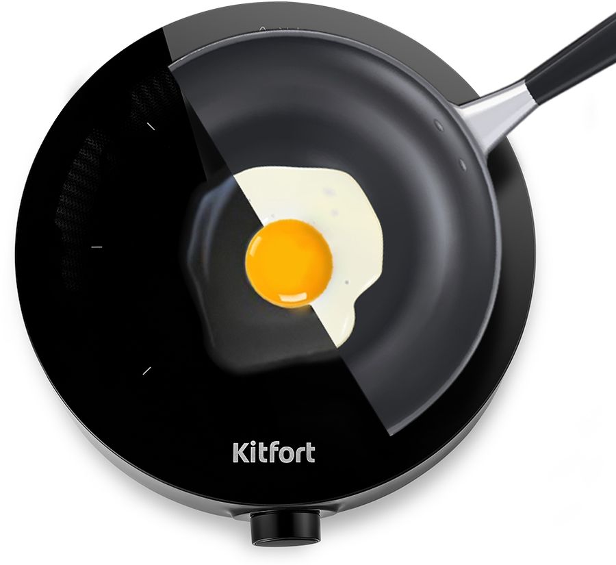 Аксессуары для плита Индукционная Kitfort КТ-160 черный стеклокерамика ...