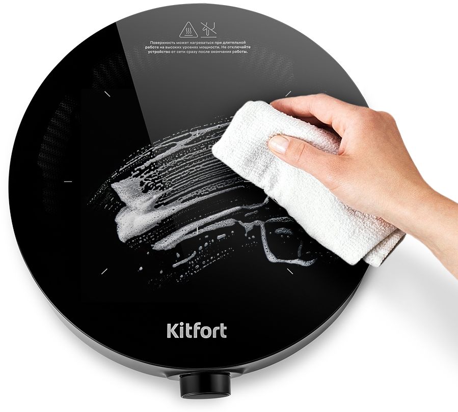 Аксессуары для плита Индукционная Kitfort КТ-160 черный стеклокерамика ...