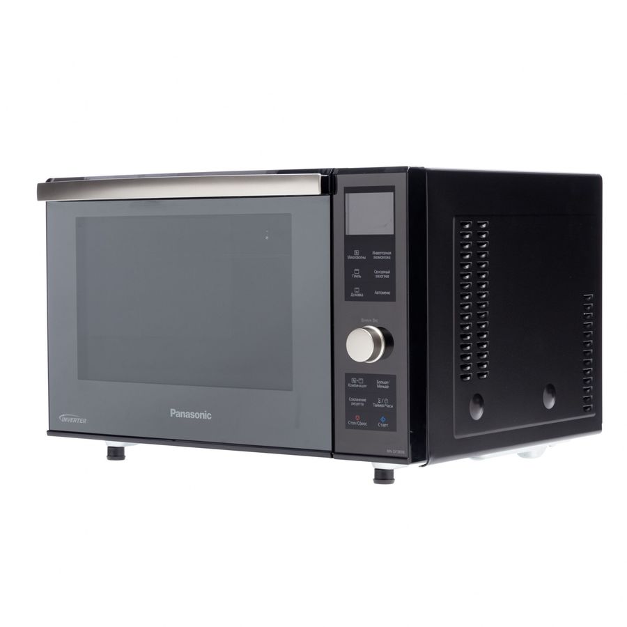 Микроволновая печь Panasonic NN-DF383BZPE, 1070Вт, 23л, черный /голубой ...
