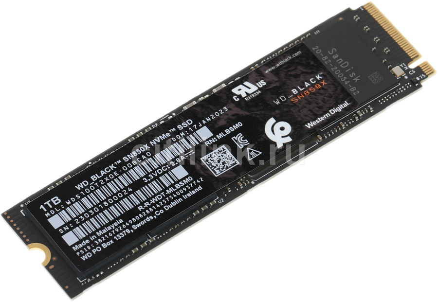 本物保証】 WDS100T2X0E M.2 NVMe 内蔵SSD 1TB PCIe Gen4x4 ヒートシンク非搭載 WD_BLACK SN850X  SSDシリーズ PS5動作確認済 国内正規代理店品