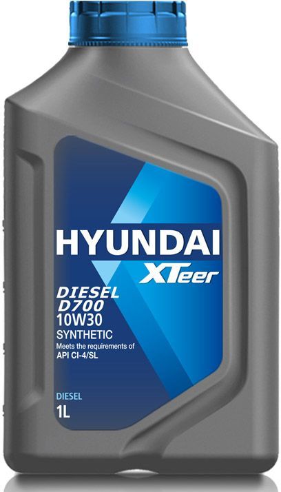 Характеристики Моторное масло Hyundai XTeer Diesel D700, 10W-30, 1л ...