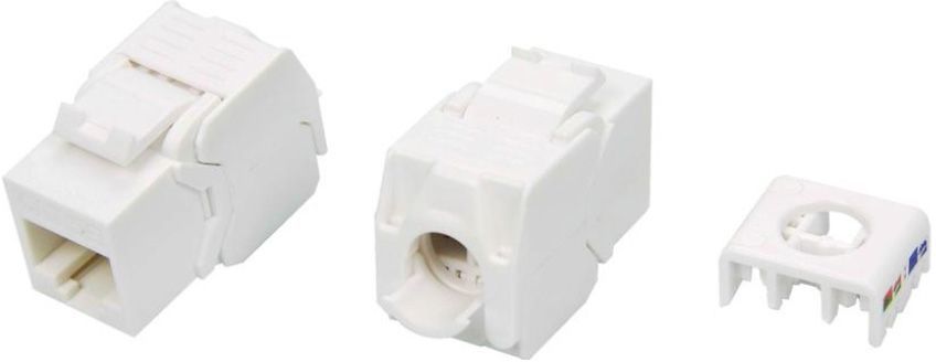 Характеристики Модуль Hyperline (KJ8-8P8C-C5E-180-TLS-WH) информ ...