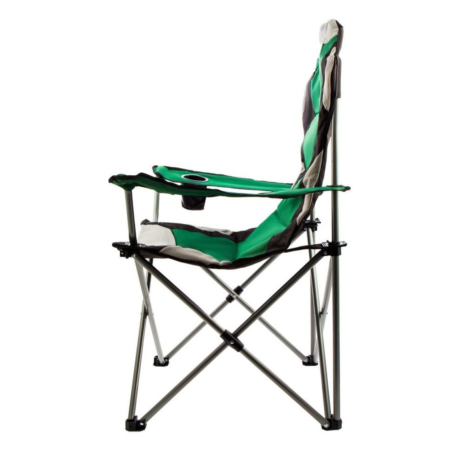 Кресло складное с подлокотником и подстаканником 60х60х110/92 см,