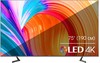 75" Телевизор Hisense 75A7GQ, QLED, 4K Ultra HD, черный, СМАРТ ТВ, VIDAA