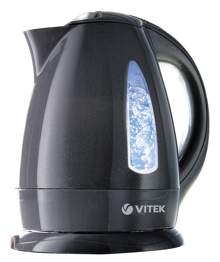 Характеристики Чайник электрический Vitek VT-1120, 2200Вт, серый ...