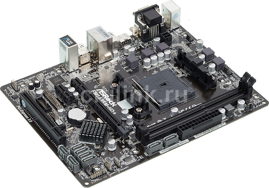 Характеристики Материнская плата ASROCK FM2A88M-HD+ R2.0, Socket FM2 ...