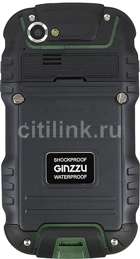 Смартфон Ginzzu RS91 Dual, зеленый / черный - купить в Ситилинк | 292115