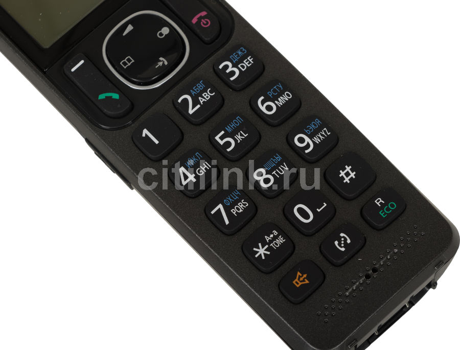 Радиотелефон Panasonic KX-TGF320RUM, черный металлик - купить в ...