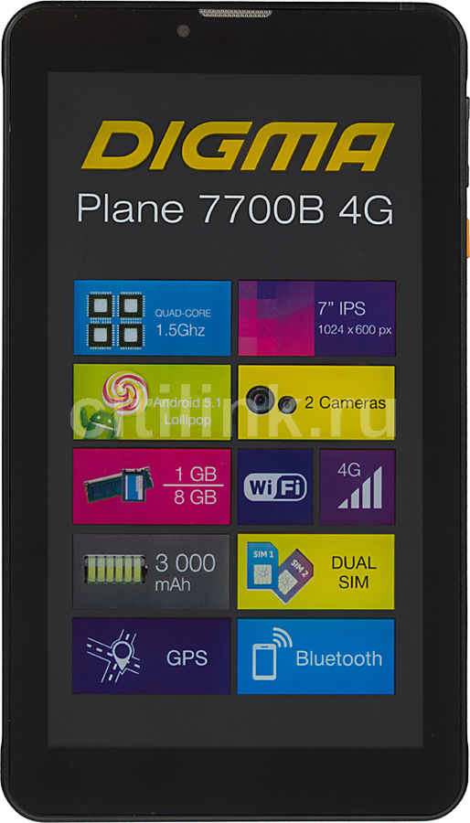 Планшет дигма плане 7700т 4g