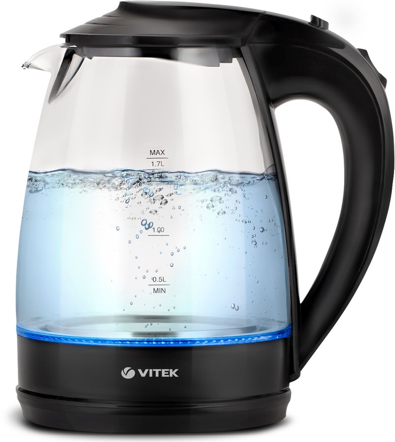 Чайник электрический VITEK VT-1122, 2200Вт, черный