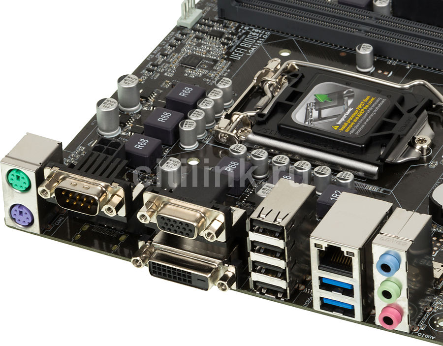 Материнская плата ASUS H110M-C D3 - купить в Ситилинк | 337360