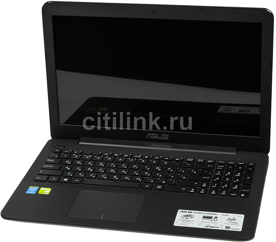 Ноутбук ASUS X554LJ-XX1155T, 15.6", Intel Core i3 4005U, 2-ядерный, 4ГБ ...