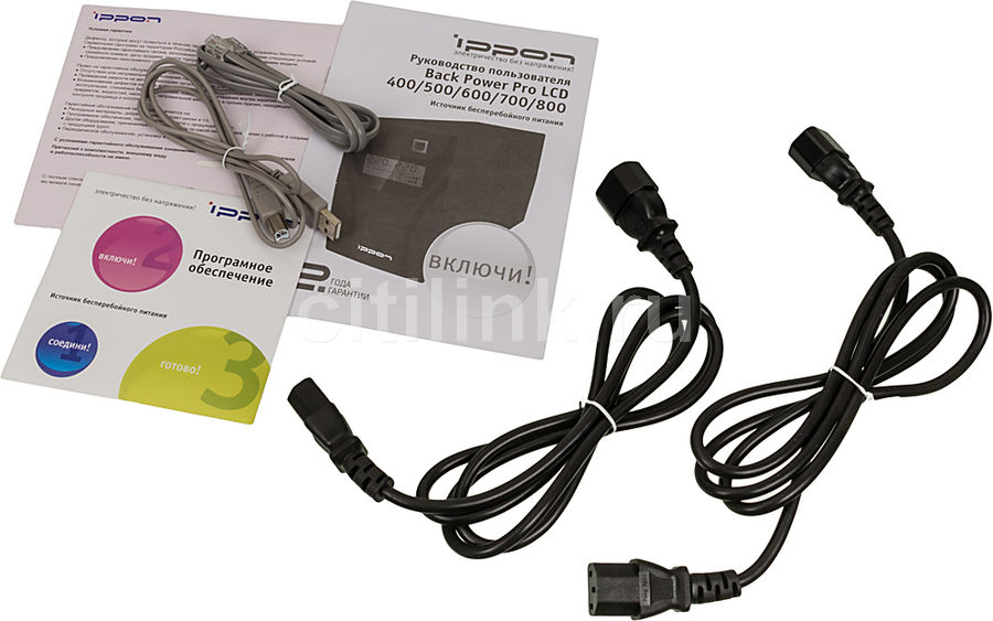 ИБП Ippon Back Power Pro LCD 600 - купить в Ситилинк | 353904