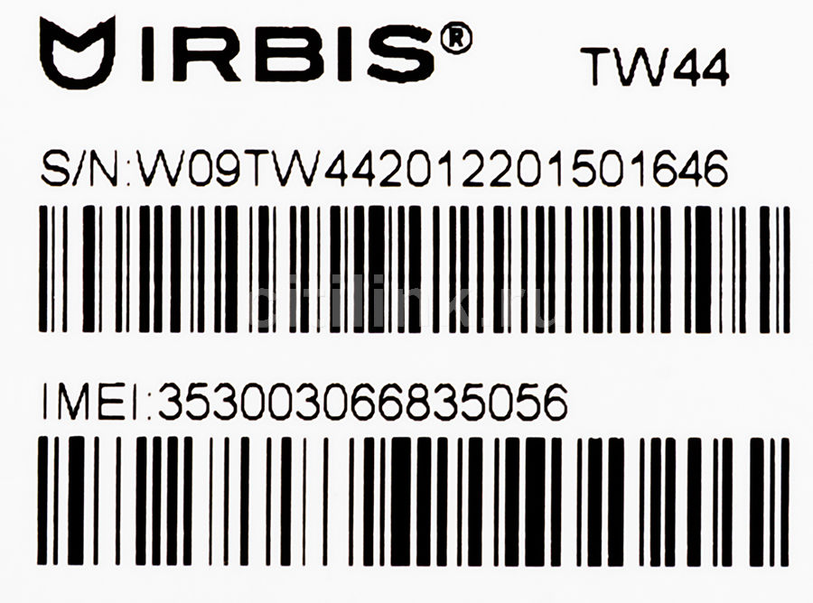 Irbis tw44 восстановить windows