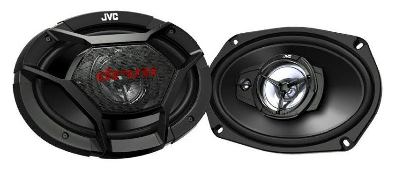 Колонки автомобильные JVC CS-DR6930, коаксиальные, 500Вт, комплект 2 шт.
