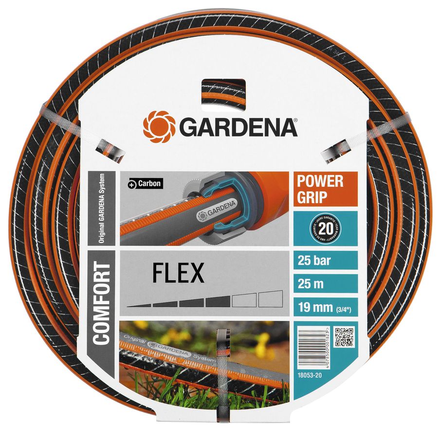 Купить Шланг Gardena Flex 3/4" 25м поливочный (18053-20.000.00) в ...