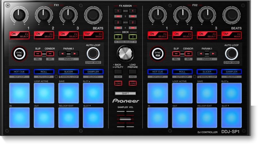Характеристики Музыкальный пульт Pioneer DDJSP1 (386587) смотреть в