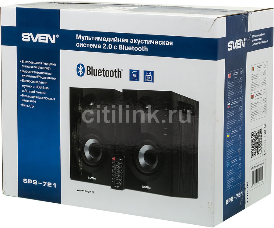 Sven sps 721 как подключить bluetooth