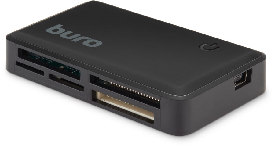 Картридер внешний Buro BU-CR-151, черный - купить в Ситилинк | 389727