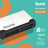 Картридер внешний Buro BU-CR-2102, белый - купить в Ситилинк | 389732