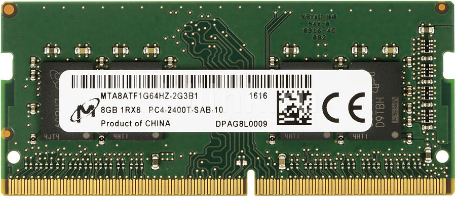 Модуль памяти crucial ct8g4dfs824a ddr4 8гб 2400 dimm ret разгон