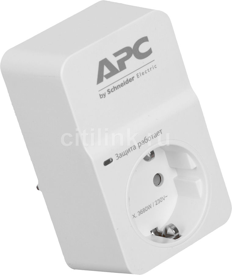 Характеристики Сетевой фильтр APC PM1W-RS, белый(восстановленный ...