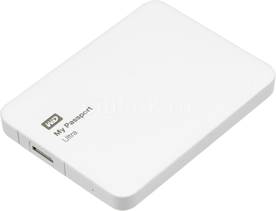 Внешний диск HDD WD My Passport Ultra WDBBRL5000AWT-EEUE, белый ...
