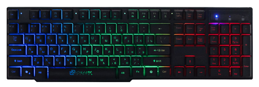 Игровая клавиатура oklick 780g slayer black обзор