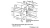 Духовой шкаф электрический bosch hbn211w6r белый
