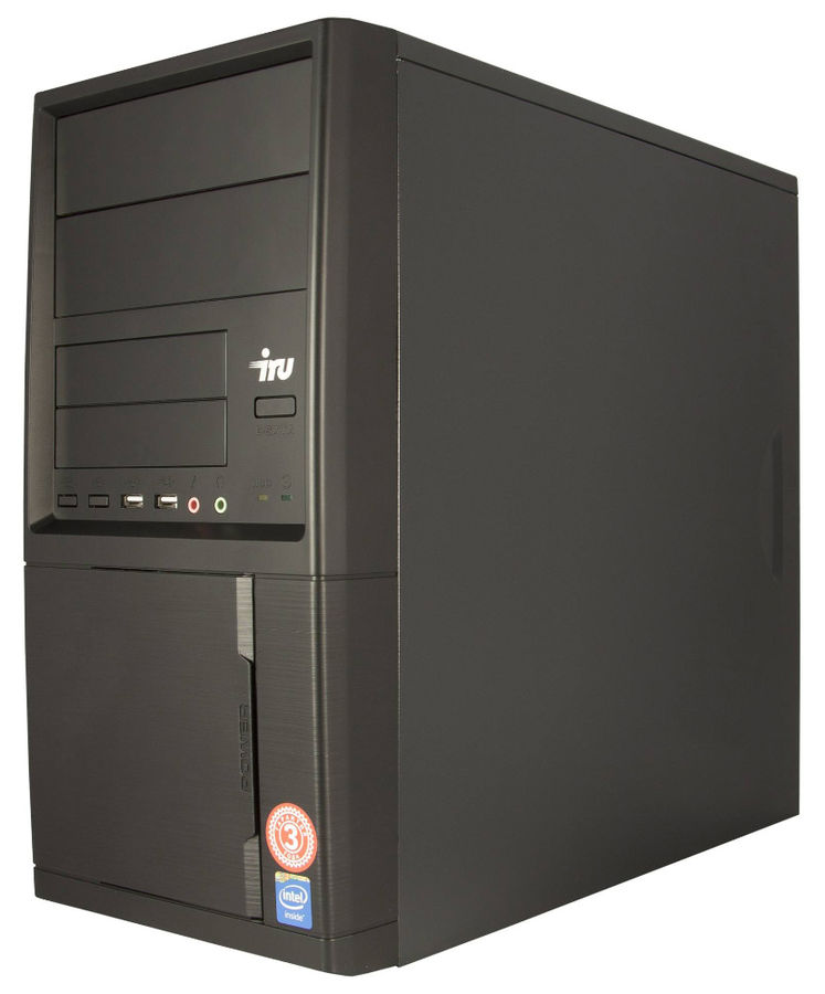 Компьютер iRU Home 310, Intel Core i3 7100, DDR4 4ГБ, 1ТБ, NVIDIA ...