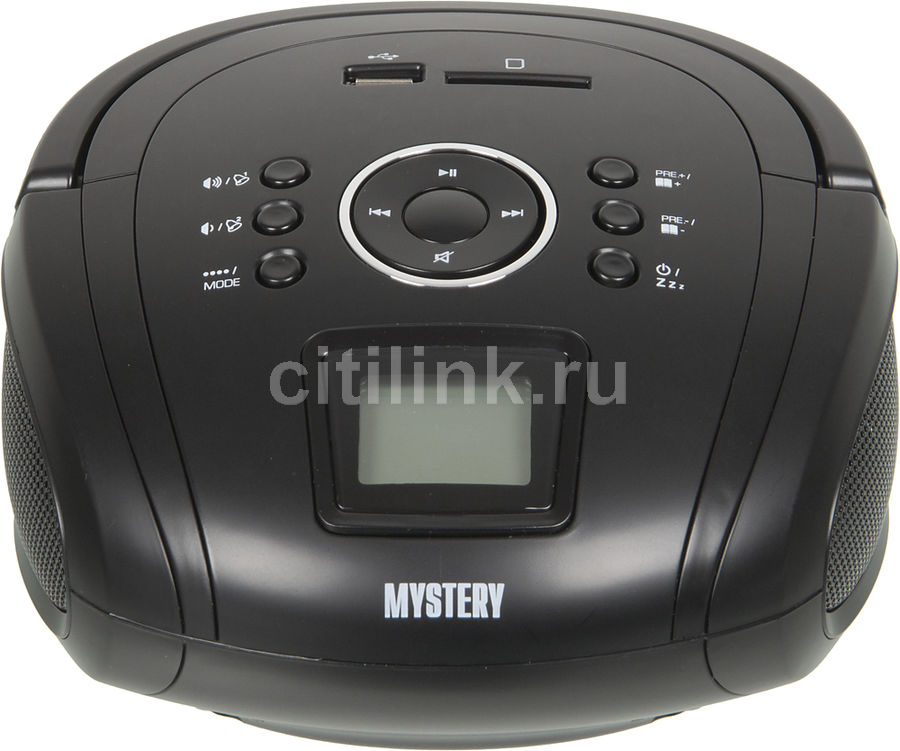 Аудиомагнитола Mystery BM-6004UB, черный - купить в Ситилинк | 435569