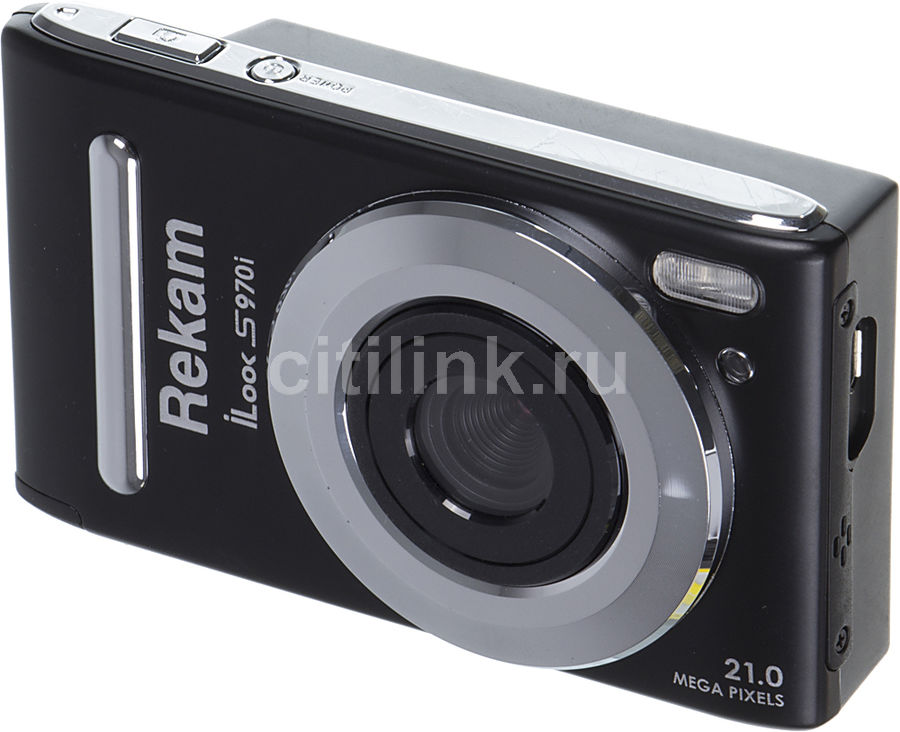 Характеристики Цифровой фотоаппарат Rekam iLook S970i, черный (474787 ...