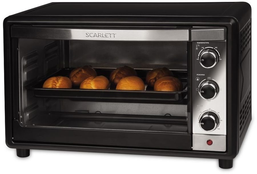 Мини-печь SCARLETT SC-EO93O18, черный
