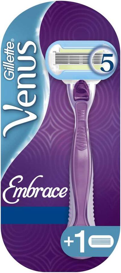 Обзор товара бритва Gillette VENUS Embrace, с 1 сменной кассетой ...