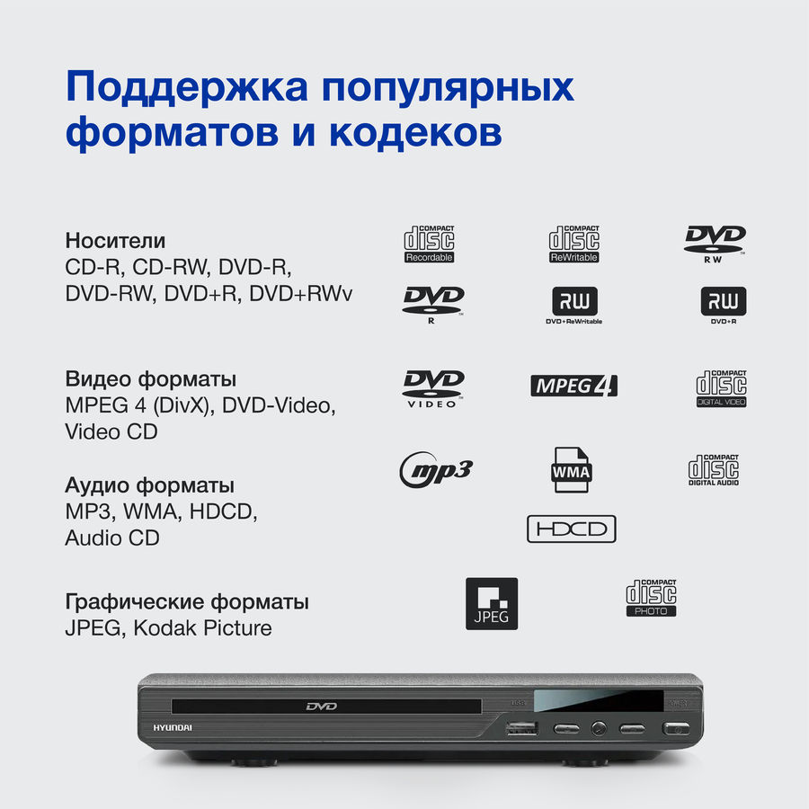 Dvd hyundai h dvd160