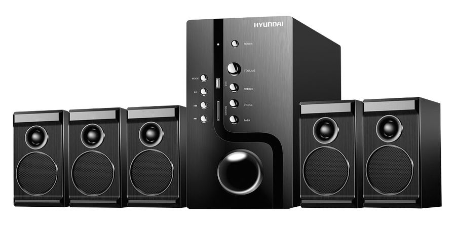 Музыкальный центр HYUNDAI H-HA520, черный