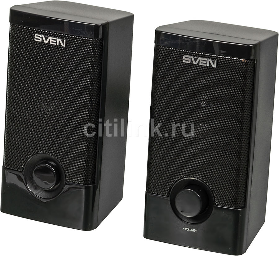 Колонки SVEN 318, 2.0, черный