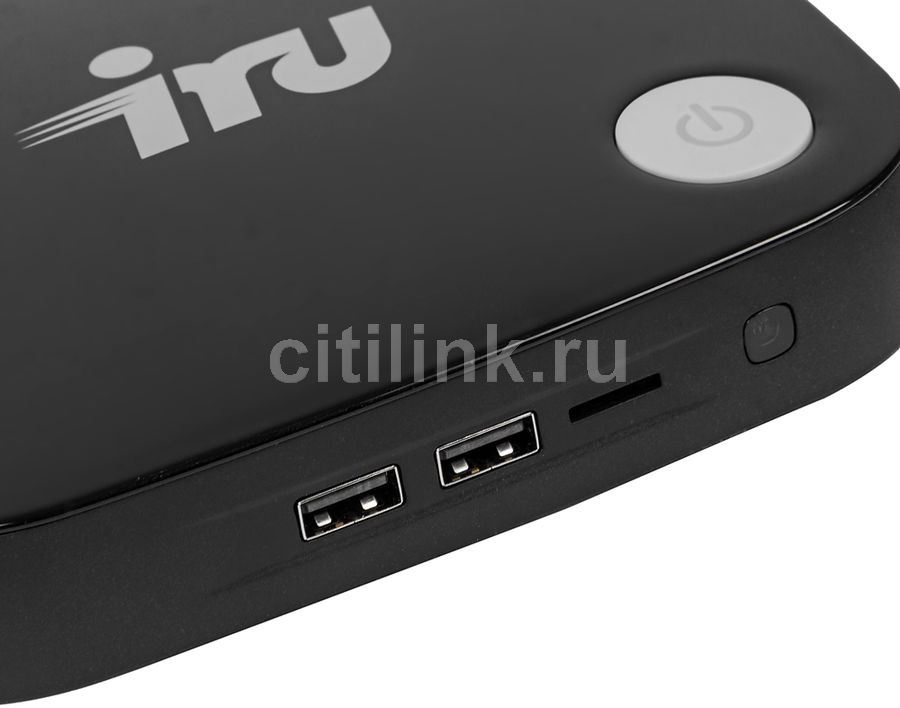 Характеристики Неттоп iRU 316, Intel Celeron N3160, DDR3L 2ГБ, 60ГБ(SSD ...
