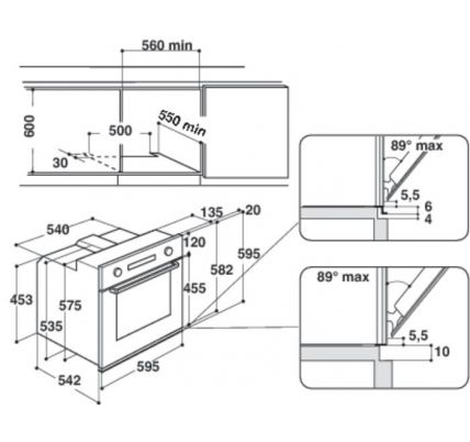 Духовой шкаф whirlpool akp 738 wh