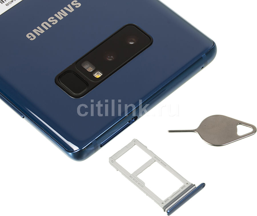 Характеристики Смартфон Samsung Galaxy Note 8 64Gb, SM-N950F, синий  (495489) смотреть в СИТИЛИНК