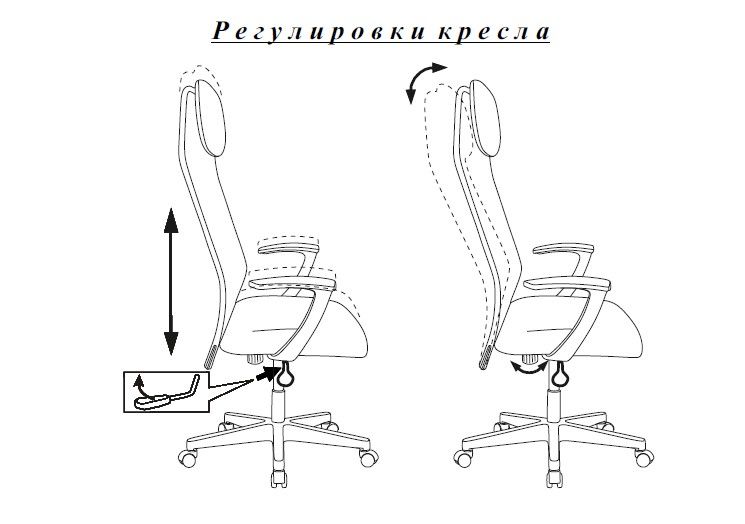 Кресло руководителя бюрократ kb 8