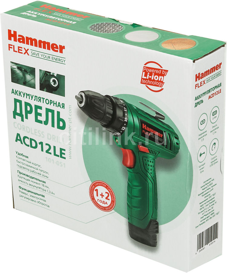 Hammer flex acd182 аккумулятор