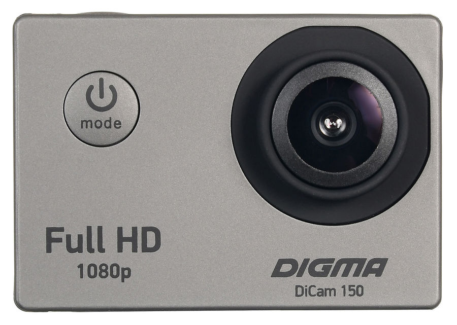 Обзор товара экшн-камера Digma DiCam 150, серый (499259) в интернет ...