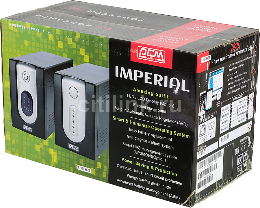 Ибп powercom imperial imd 525ap какой аккумулятор