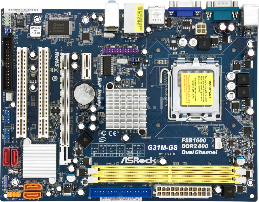 Asrock g31m gs настройка биос